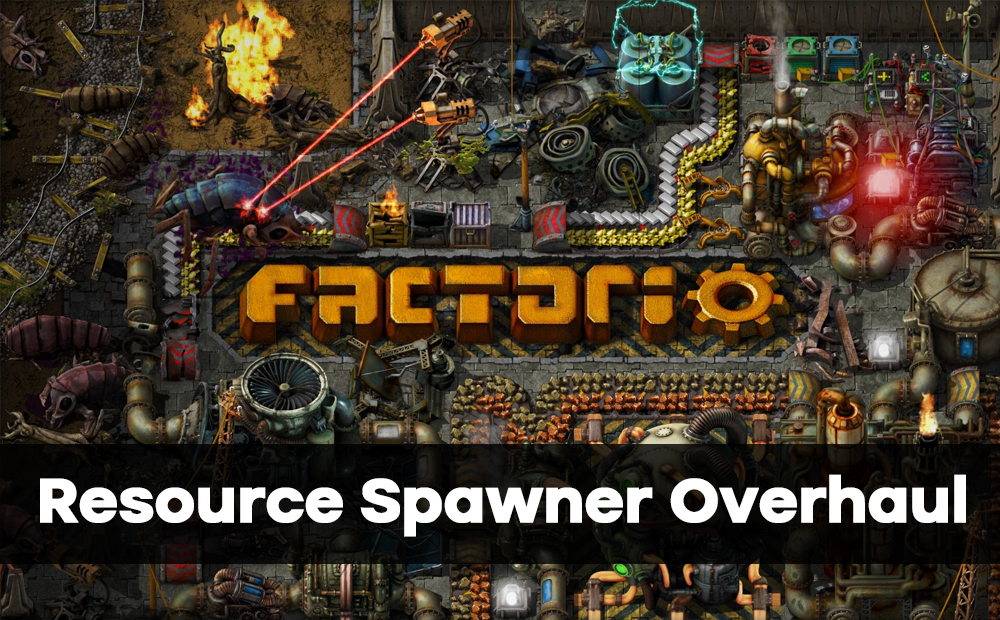 Мод Resource Spawner Overhaul для Factorio 1.0